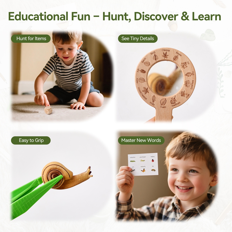Wooden Montessori Toys Treasur - Outdoor Adventure Learning reseña y precio
