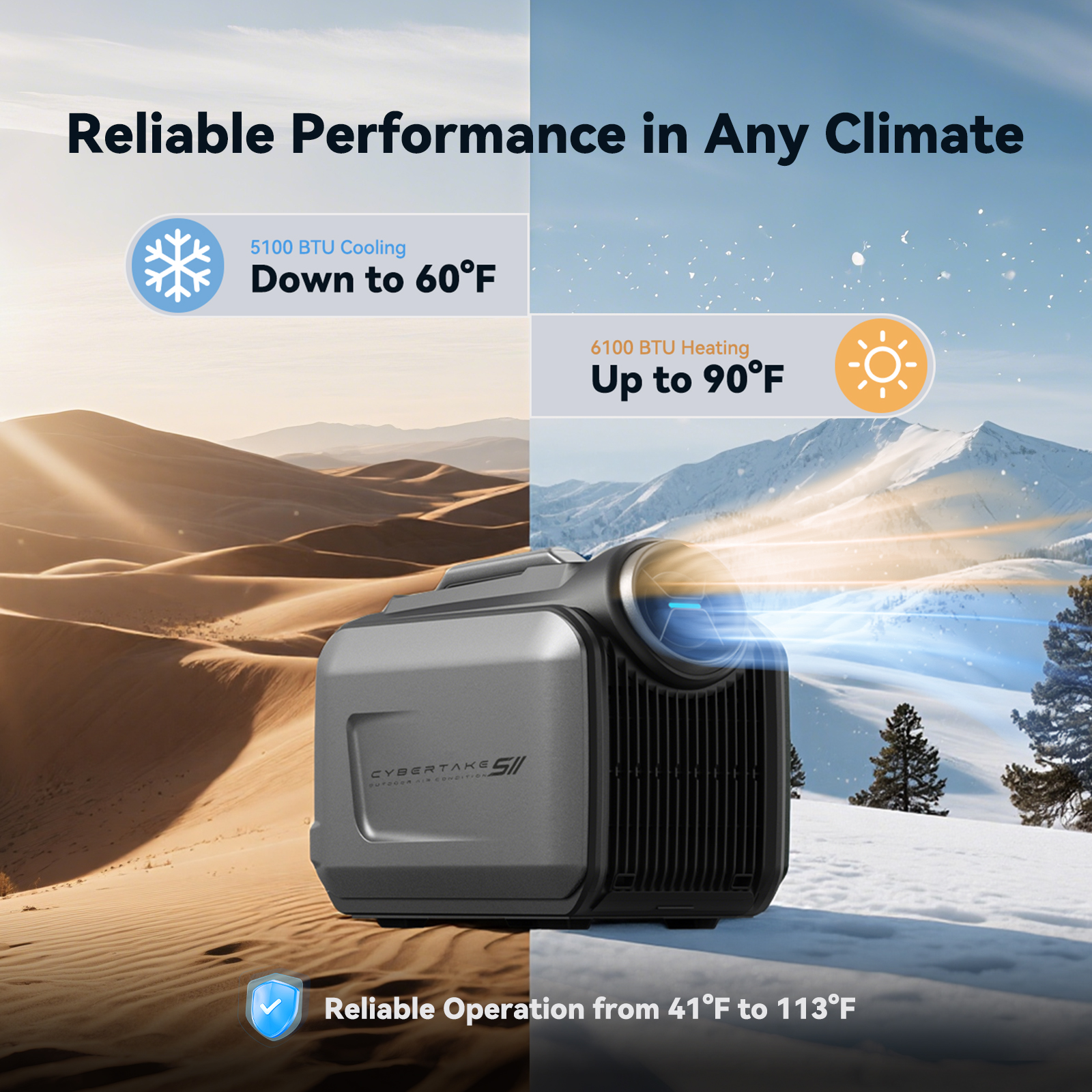 CYBERTAKE S2 Pro Portable Air  - Outdoor Adventure Rv reseña y precio
