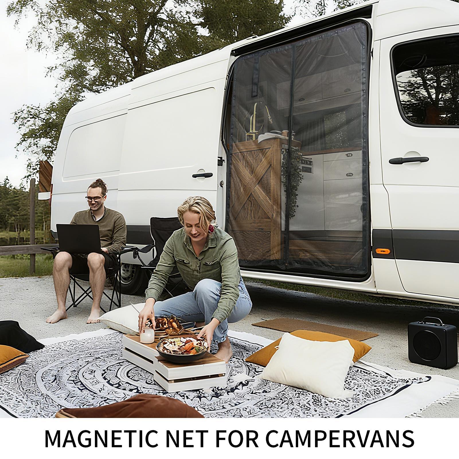 RV Door Screen Fly-Proof Magne - Outdoor Adventure Rv reseña y precio