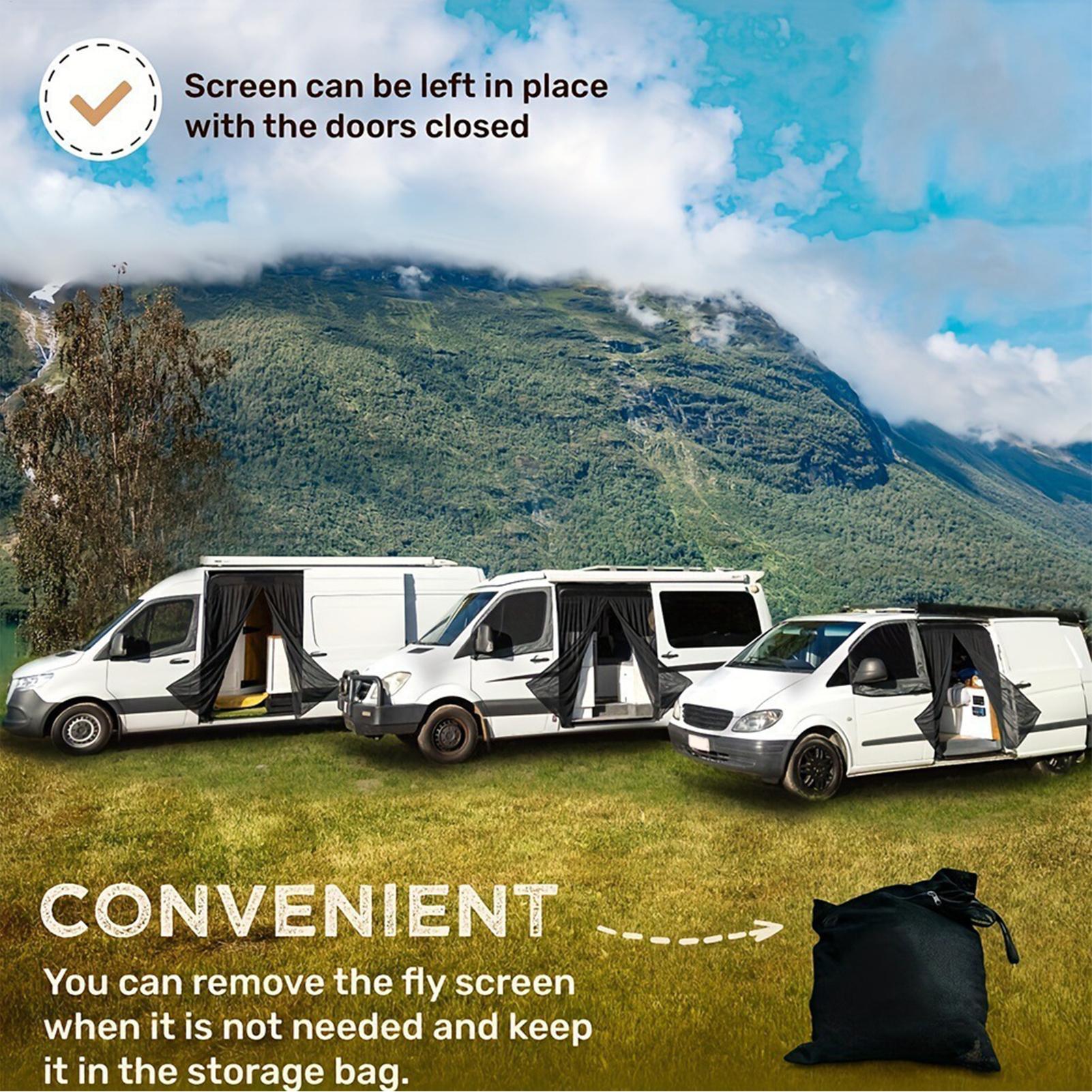 RV Door Screen Fly-Proof Magne - Outdoor Adventure Rv reseña y precio