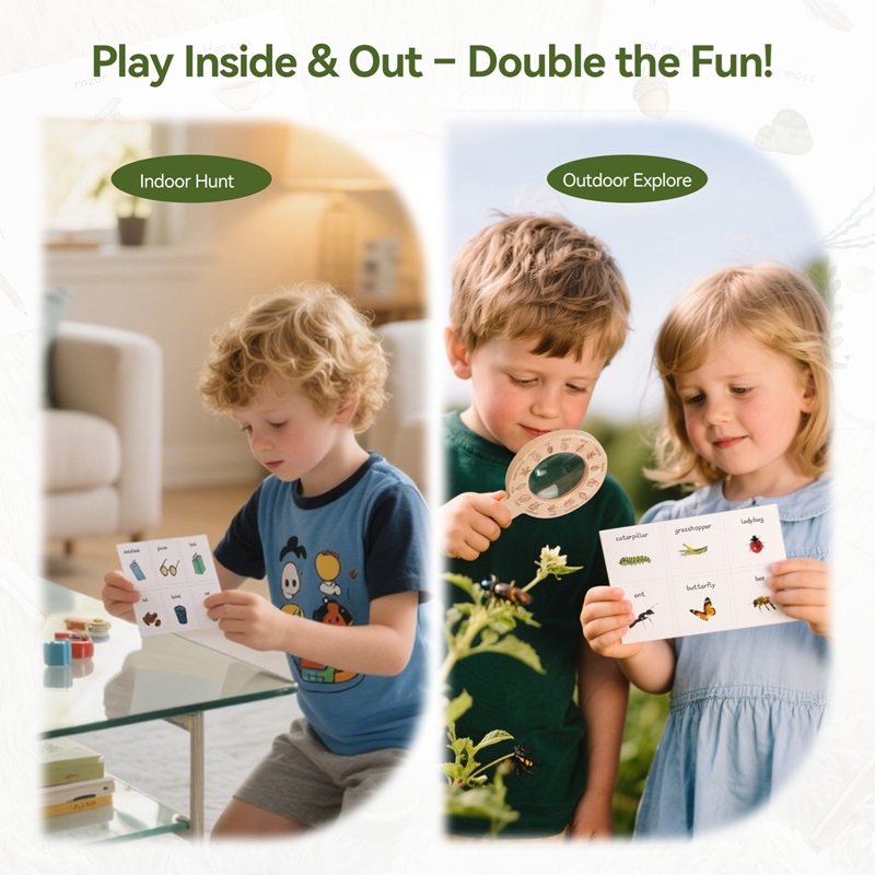 Wooden Montessori Toys Treasur - Outdoor Adventure Learning reseña y precio