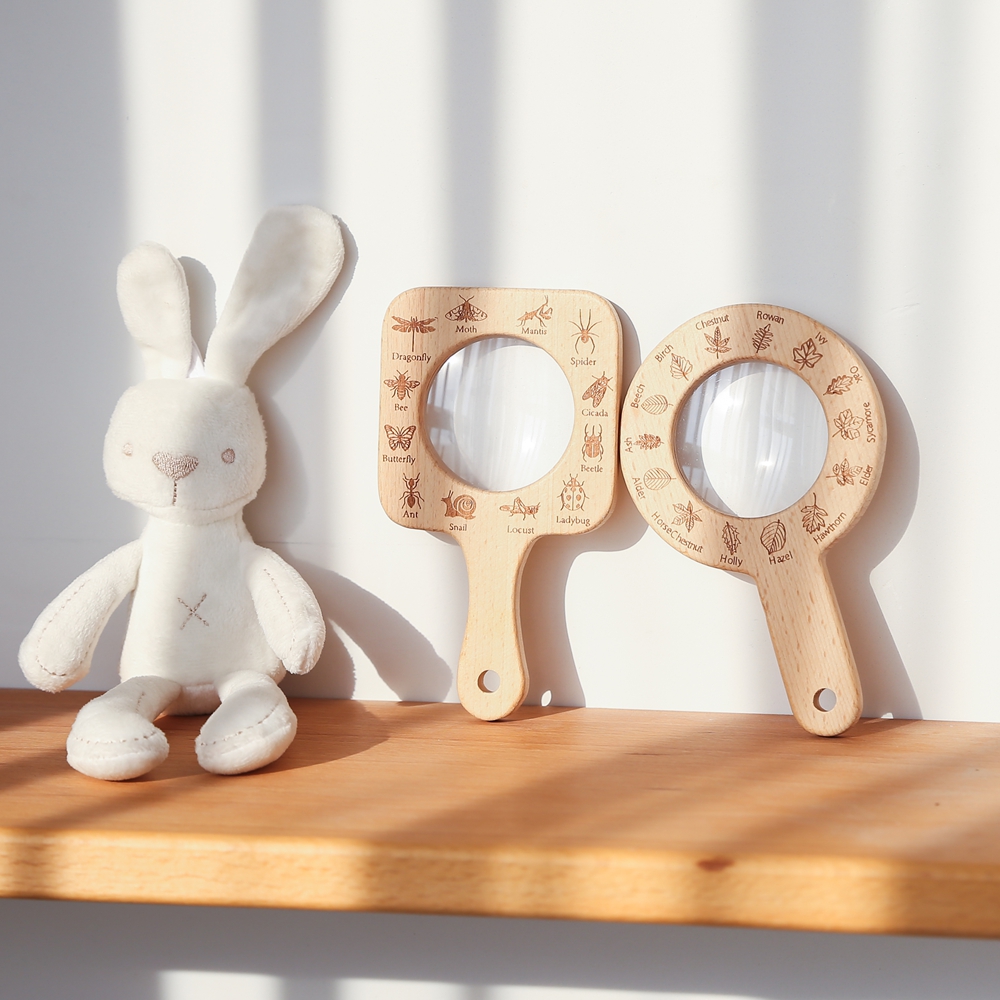 Wooden Magnifying Glass Outdoo - Outdoor Adventure Learning reseña y precio
