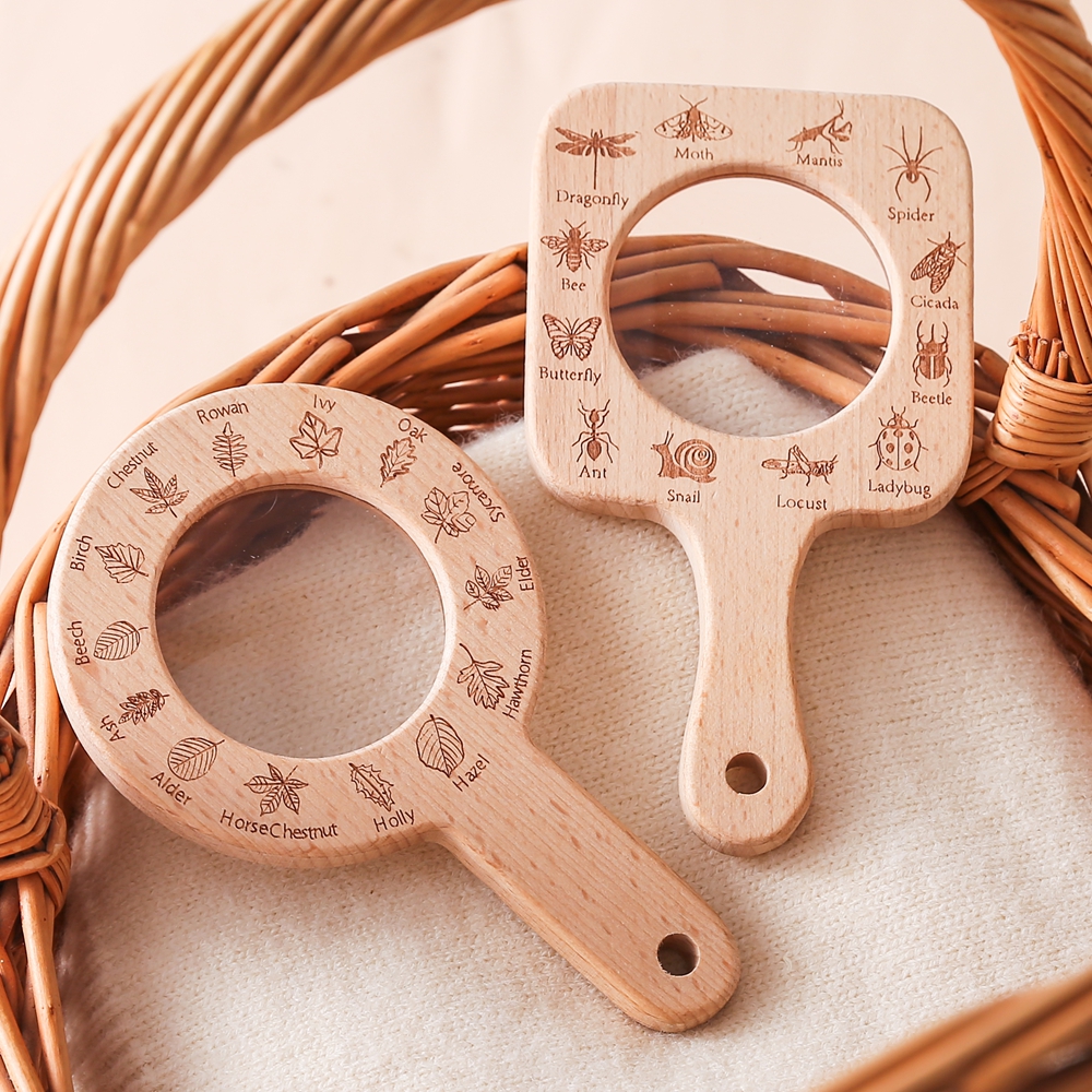 Wooden Magnifying Glass Outdoo - Outdoor Adventure Learning reseña y precio