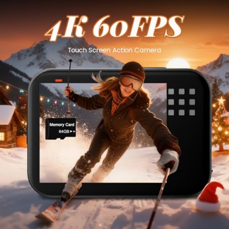 Mini body camera, 2K action ca - Outdoor Adventure Series reseña y precio