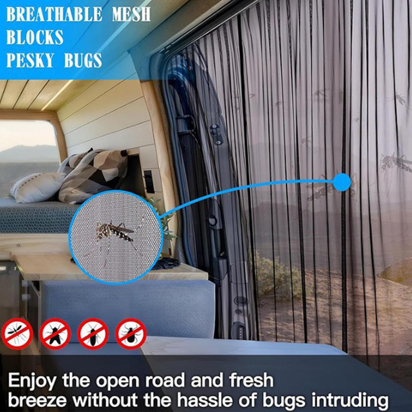 Magnetic Door Screen For Van U - Outdoor Adventure Rv reseña y precio