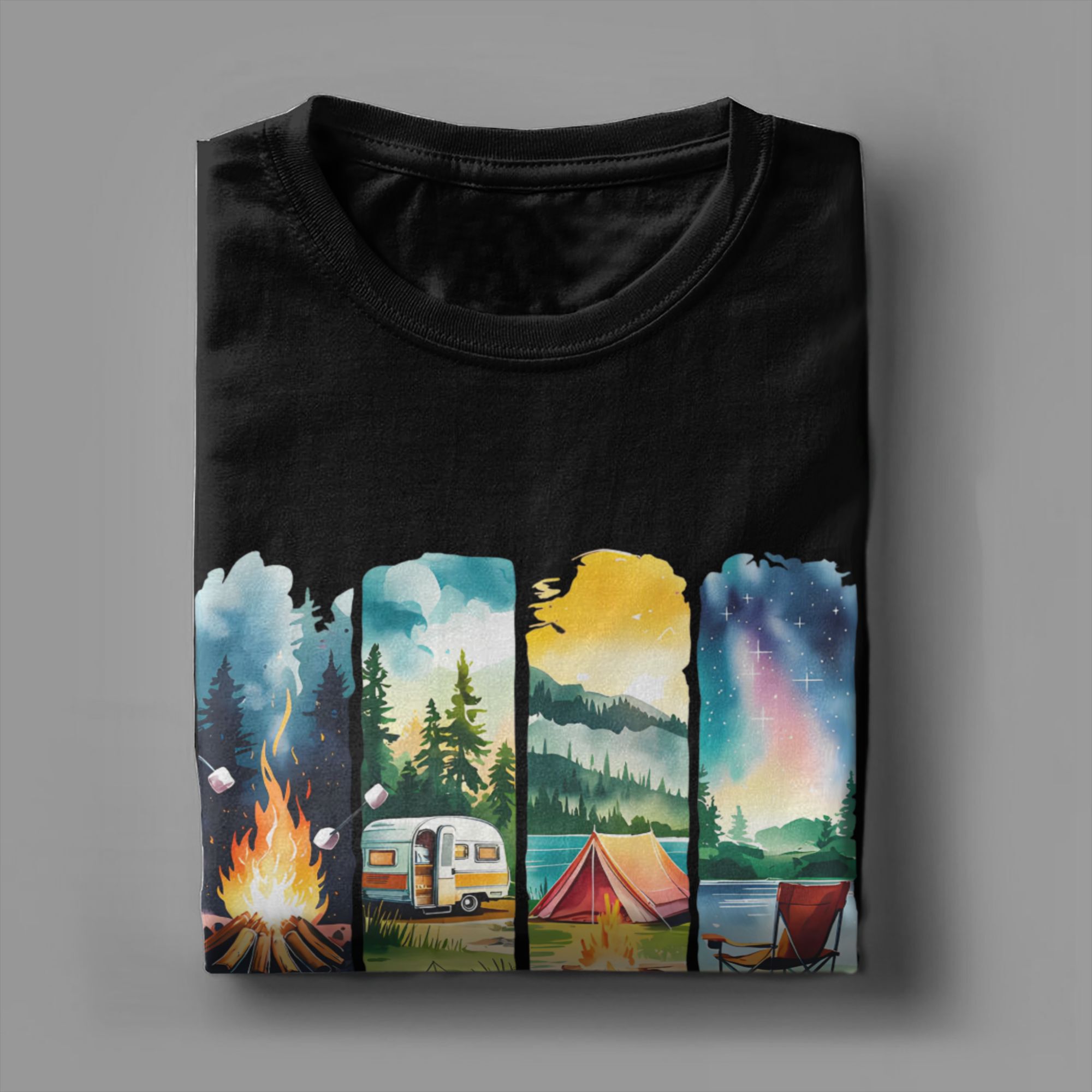 Camping Life T-Shirt RV Tent C - Outdoor Adventure Rv reseña y precio