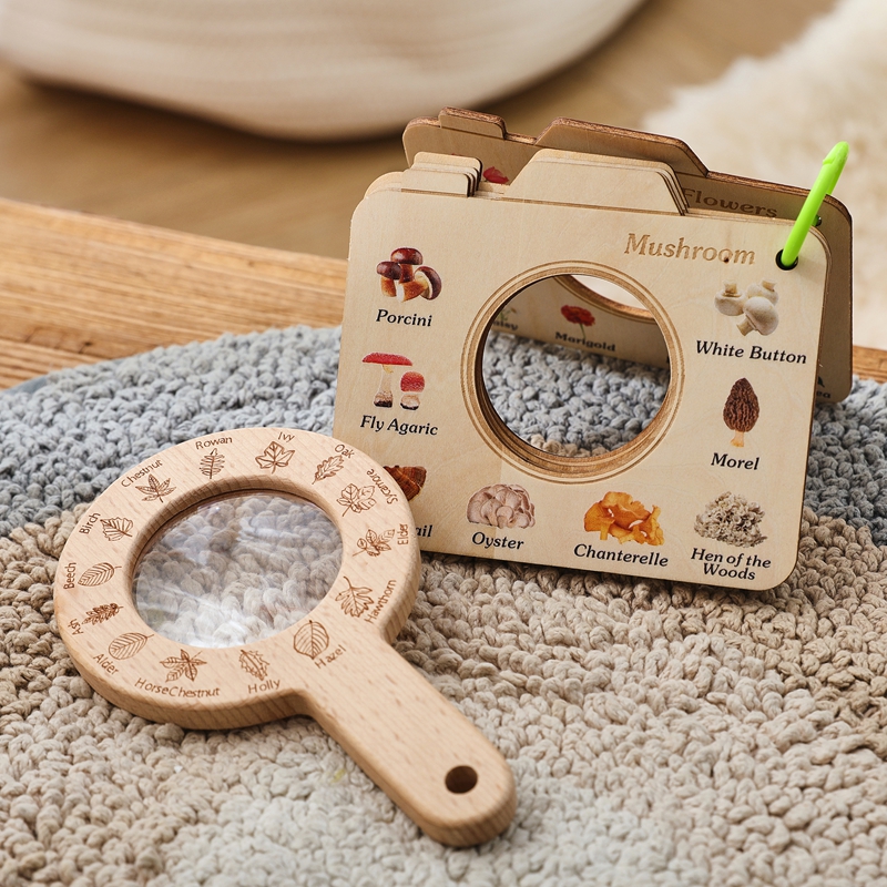Wooden Magnifying Glass Outdoo - Outdoor Adventure Learning reseña y precio