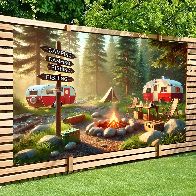 Camping RV Trailer Tapestry Ou - Outdoor Adventure Rv reseña y precio
