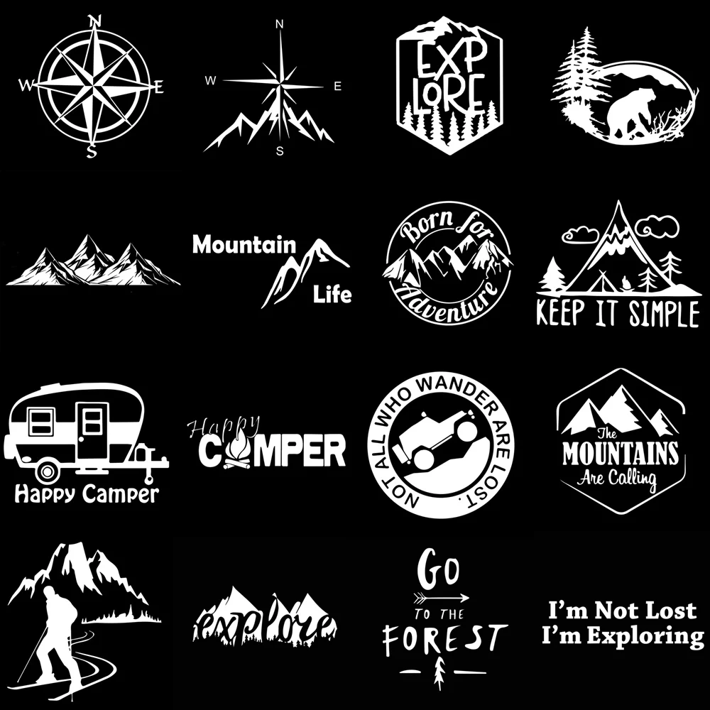 Car Stickers Adventure Outdoor - Outdoor Adventure Series reseña y precio
